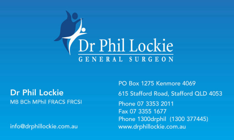 New Card Graphics for Dr Phil Lockie's Business Card