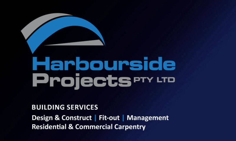 Harbourside Projects Graphics on Business Cards and Logo