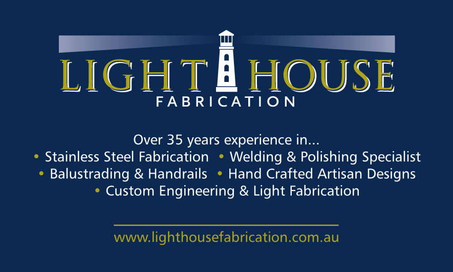 Lighthouse Fabrication Business Card Graphics